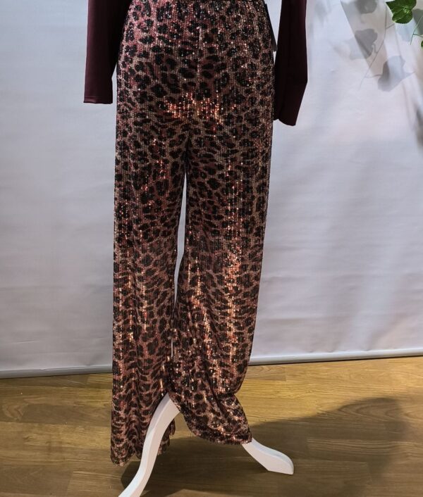 Pantalón animal bourdeos
