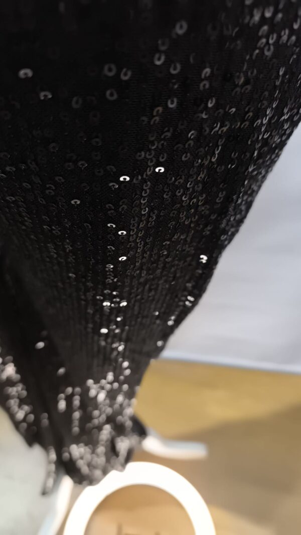 Pantalón lentejuelas negro - Imagen 2