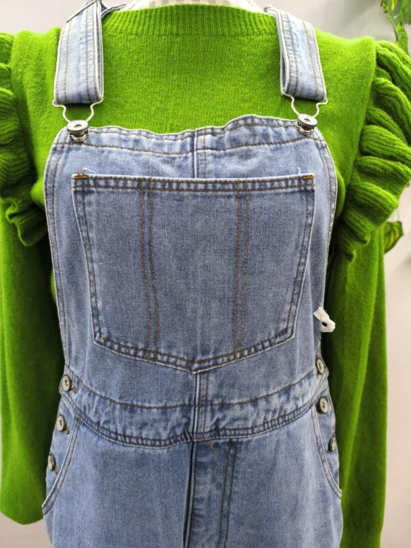 Peto vaquero wide leg - Imagen 2