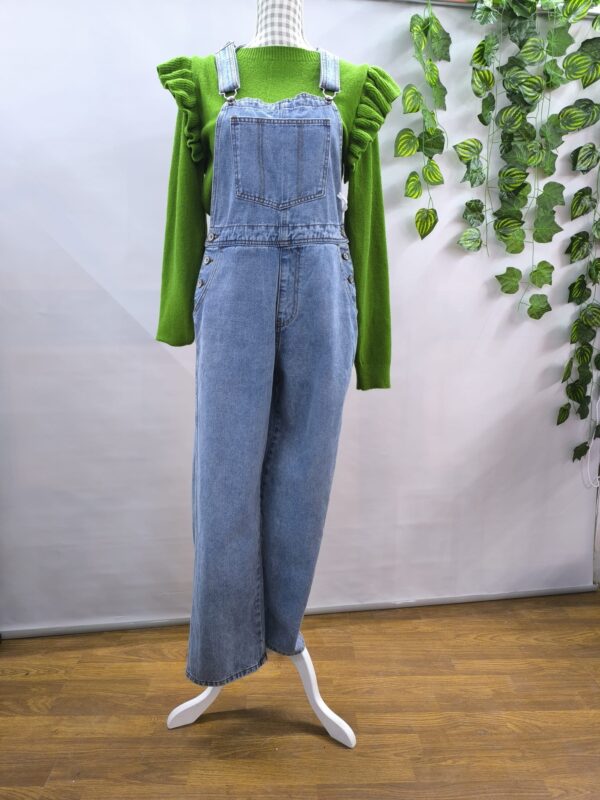 Peto vaquero wide leg