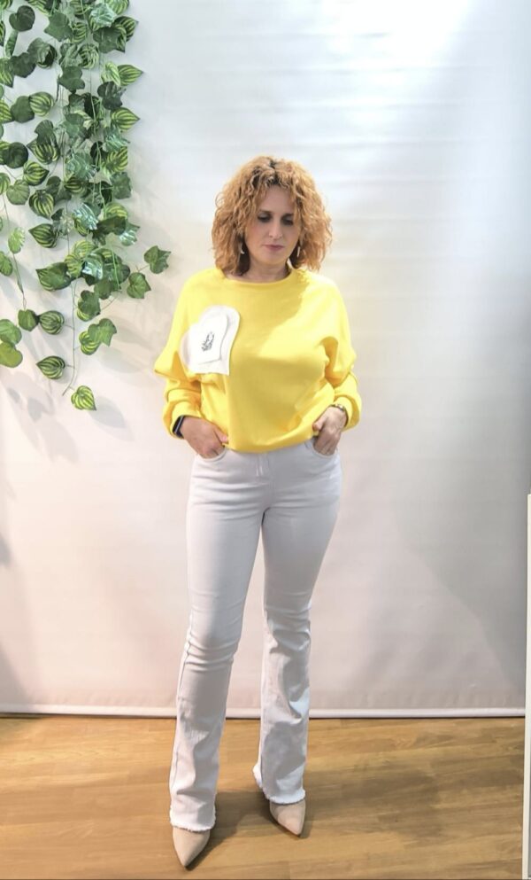 Sudadera  Corazón amarilla