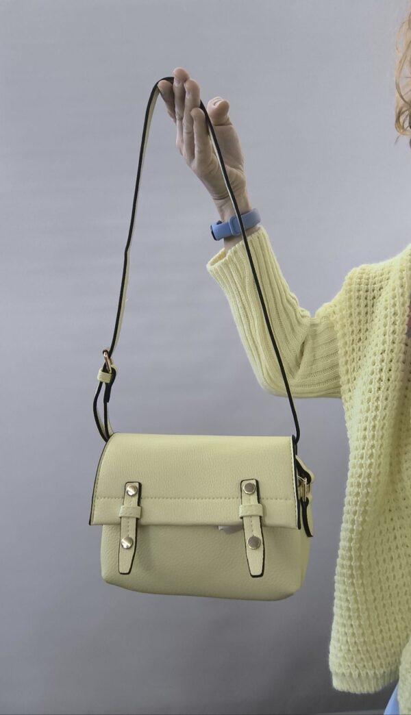Bolso hebilla amarillo