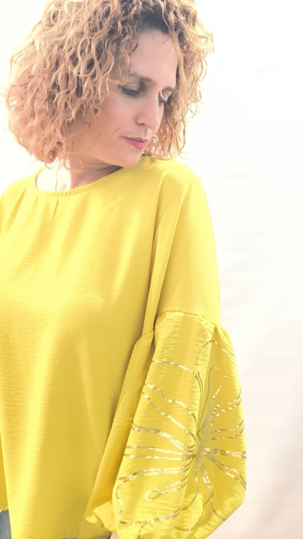 Blusa Bombay amarilla - Imagen 2