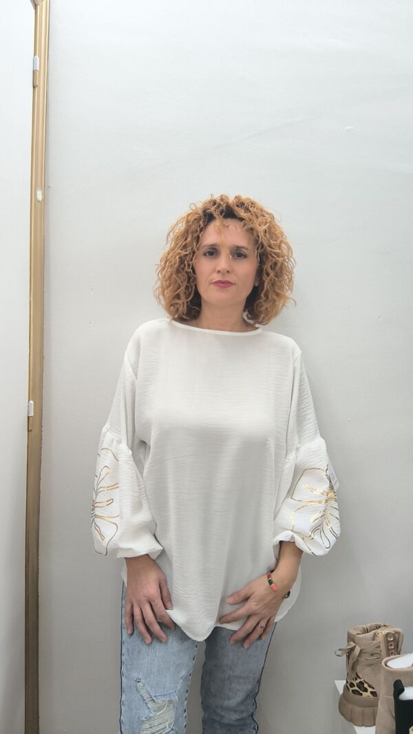 Blusa Bombay blanca - Imagen 3