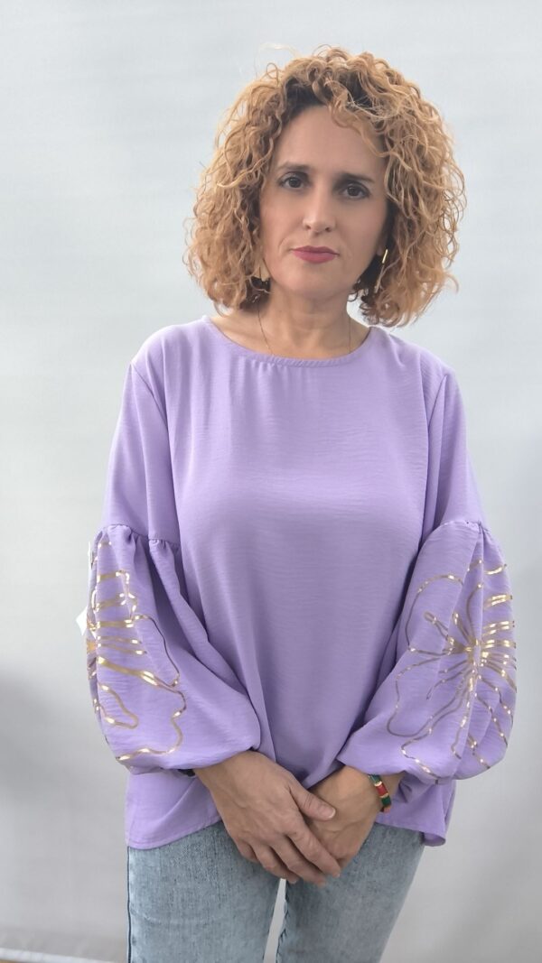 Blusa Bombay lila