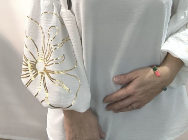 Blusa Bombay blanca - Imagen 2