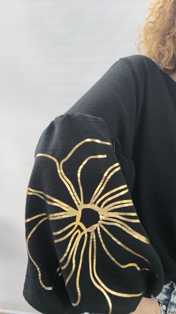 Blusa Bombay negra - Imagen 2