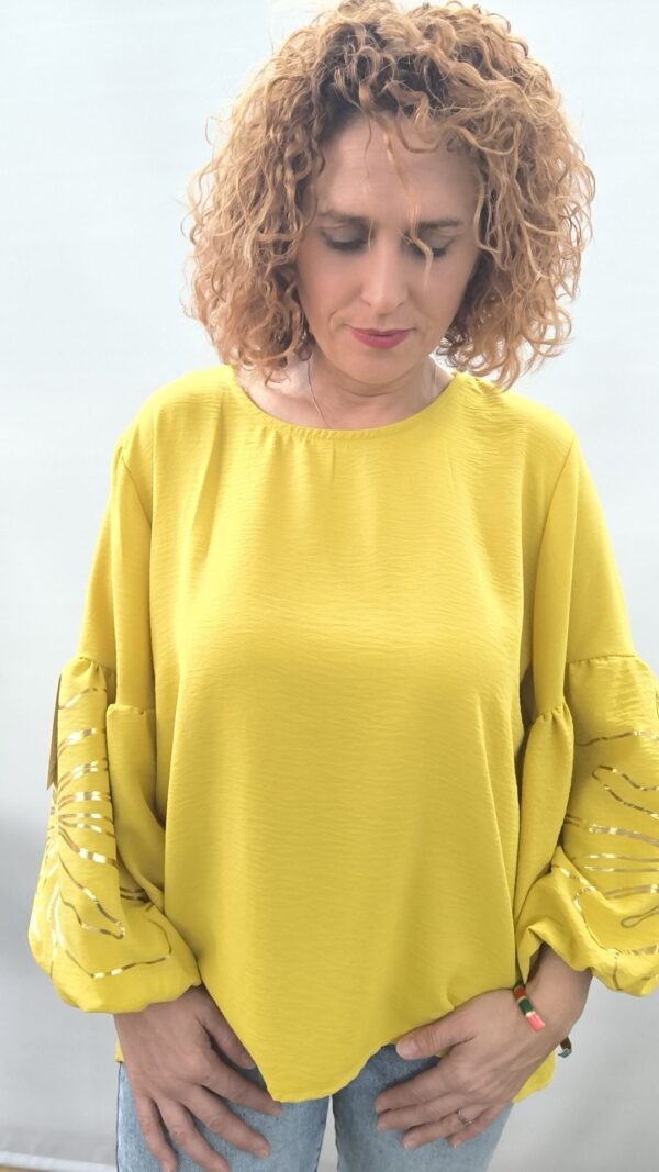 Blusa Bombay amarilla
