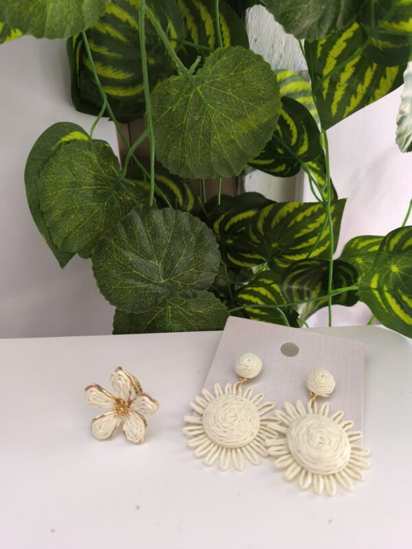 Anillo Flor blanco