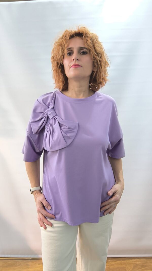 Camiseta Ribbon lila